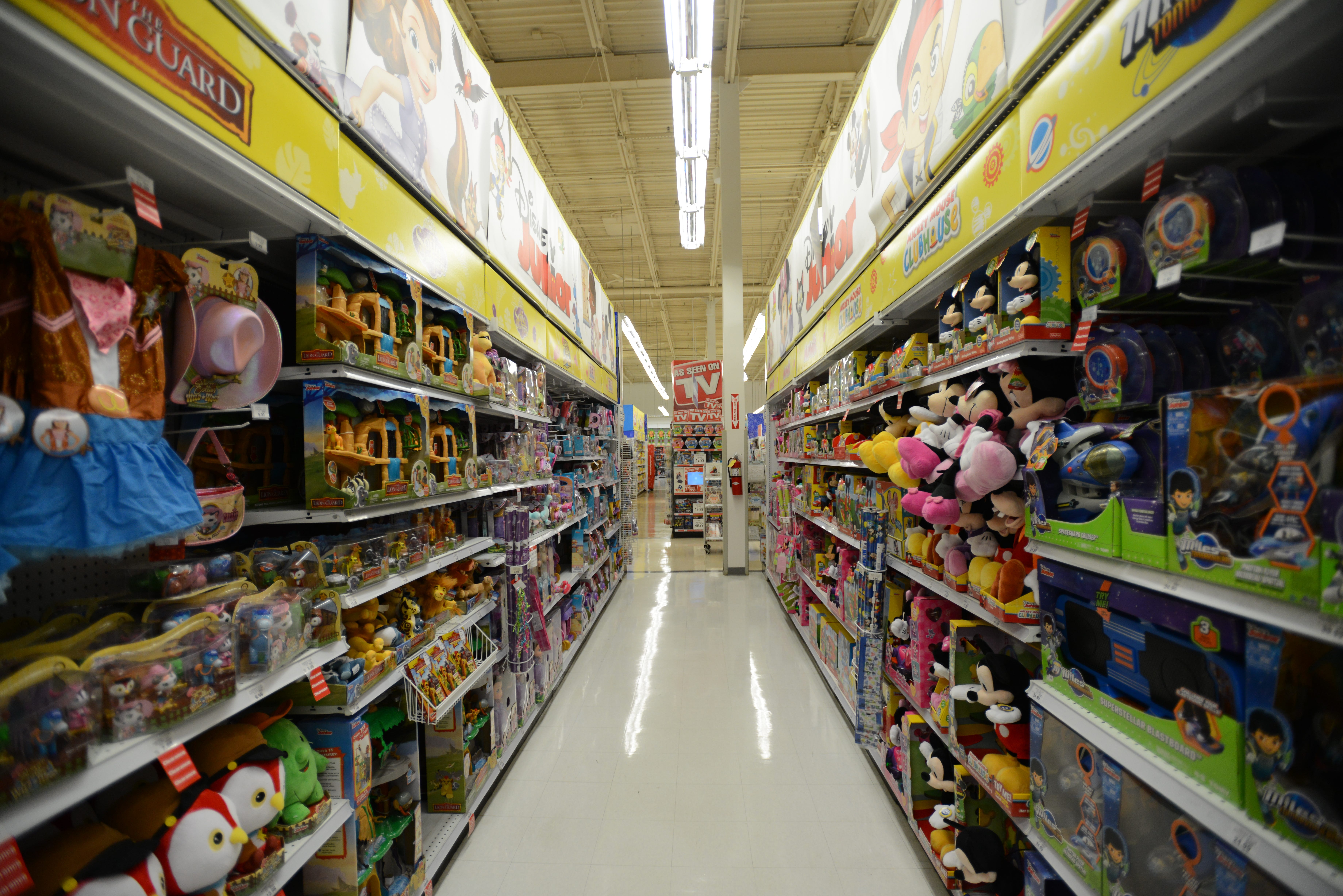 walmart toy aisle